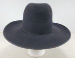 Cowboy Hat - Black Velvet Fur for Riding