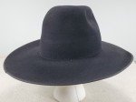 Cowboy Hat - Black Velvet Fur for Riding
