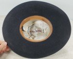 Cowboy Hat - Black Velvet Fur for Riding