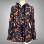 Ronner Women's Blue and Orange Hiking Jacket