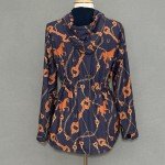 Ronner Women's Blue and Orange Hiking Jacket