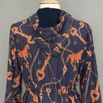 Ronner Women's Blue and Orange Hiking Jacket