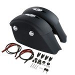 Matte Black Saddle Bags for Indian Chieftain 2016-18