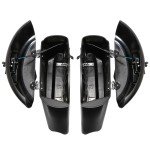 Matte Black Saddle Bags for Indian Chieftain 2016-18