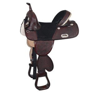 Treeless Trail Saddle - Genuine American Leather
