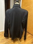 Black Western Rail Show Shirt for Horse Riding