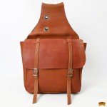 Western Leather Saddle Bag for Trail Hiking
