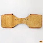 Tan Soft Leather Saddle Bag for Hiking