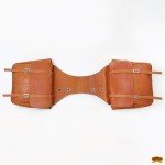 Western Leather Saddle Bag for Trail Hiking