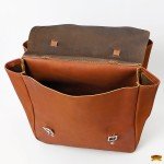 Western Leather Saddle Bag for Trail Hiking