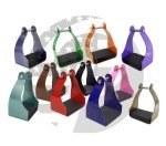 Green Aluminum Trail Stirrups for Endurance Riding