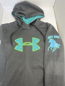 Under Armour Cold Gear Hoodie - Gray Teal