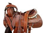 Floral Tooled Leather Tack Set for Hiking