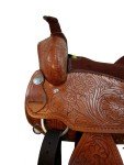 Floral Tooled Leather Tack Set for Hiking