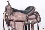 Brown 15" HILASON Western Leather Trail Saddle