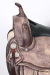 Brown 15" HILASON Western Leather Trail Saddle