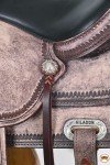 Brown 15" HILASON Western Leather Trail Saddle