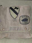 Vintage 1st Cavalry Army Map Carrier