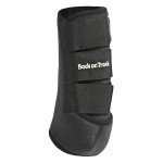 Anatomical Fit Black Front Boots for Horses