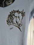 Kerrits Horse Graphic Riding Blouse, Size XS