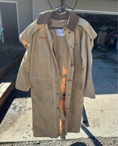 Adult Large Brassada Canvas Duster Jacket for Riding