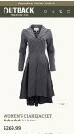 Ladies XL Outback Trading Clair Duster Jacket