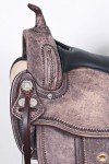 Brown 15" HILASON Western Horse Saddle for Trails