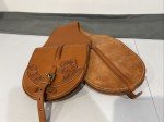 Leather Saddle Bag for Hiking and Riding