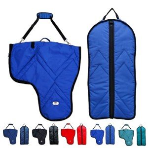 Padded Nylon Saddle and Bridle Carry Bag Set
