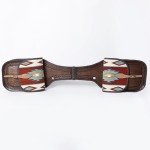 Brown Leather Saddle Bag for Hiking and Equestrian