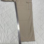 Men's Cargo Pants with Flannel Lining - Beige