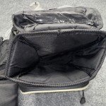 TrailMax Black Nylon Pommel Saddle Bags for Hiking