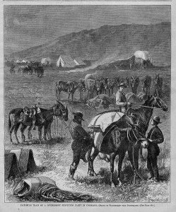 Colorado 1878 Camp Tents and Pack Mule Gear