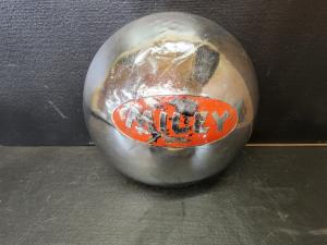 Dog Bowl Hub Cap for Horse Trailers and Trucks