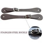 Leather Spur Straps for Western Horse Riding