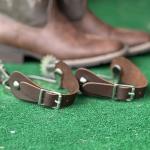 Leather Spur Straps for Western Horse Riding