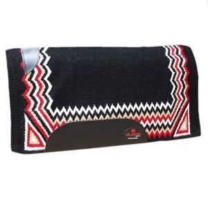 Black New Zealand Wool Saddle Blanket for Horses