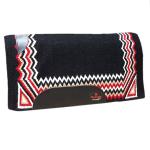 Black New Zealand Wool Saddle Blanket for Horses