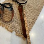 Leather Spurs with Metal Rowels for Equestrian Fun