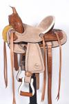 Kids Mini Western Leather Pony Saddle 12 Inch