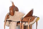 Kids Mini Western Leather Pony Saddle 12 Inch