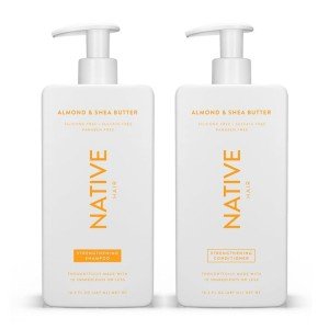 Natural Vegan Shampoo & Conditioner Set - Almond & Shea