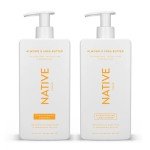 Natural Vegan Shampoo & Conditioner Set - Almond & Shea