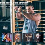 Resistance Bands, Pull Up Assist Bands - Workout Bands, Eexercise Bands, Long Resistance Bands Set for Working Out, Fitness, Training, Physical Therapy for Men Women - Multicolor