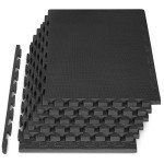 ProsourceFit Thick Puzzle Exercise Mat for Workouts