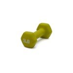 Amazon Basics Neoprene Coated Dumbbells, 5lb each, Green