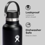 Hydro Flask 21 Oz Black Flex Cap Bottle