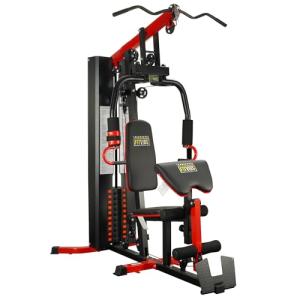 Multifunctional Home Gym with 122.5 lbs Weight Stack