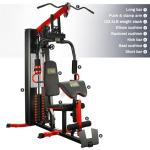 Multifunctional Home Gym with 122.5 lbs Weight Stack