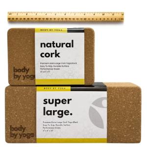 Extra Tall Cork Yoga Block - 1-Pack